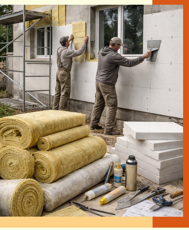 Утепление домов в зиме под ключ от 4296 руб/м2 | Профессионально — ТепломастерЗма