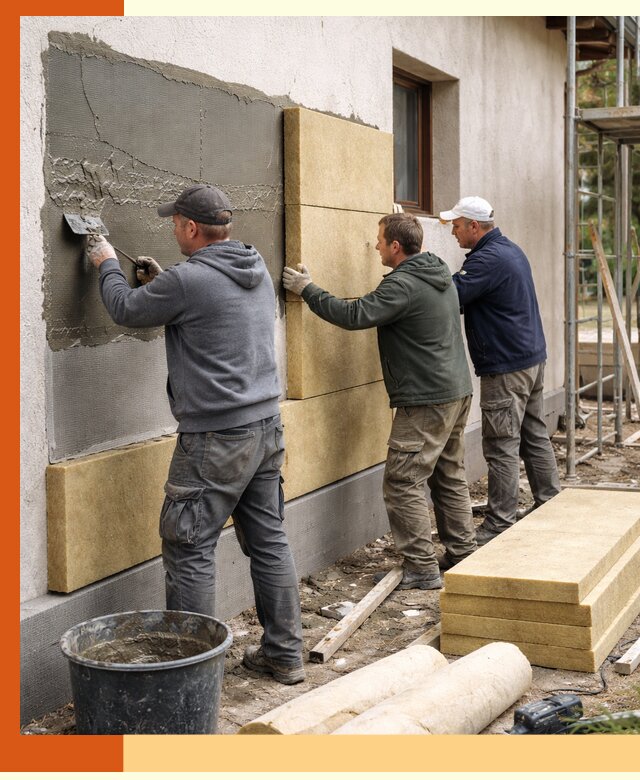 Утепление частного дома в зиме — тепло, экономия и надежность