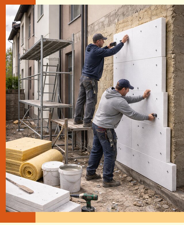 Утепление таунхауса с гарантией комфорта в зиме