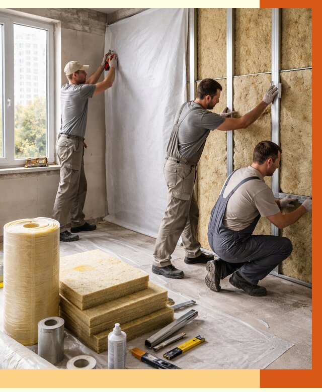 Утепление квартиры в зиме от 4603 руб/м2 — утеплить квартиру изнутри и снаружи | ТепломастерЗма