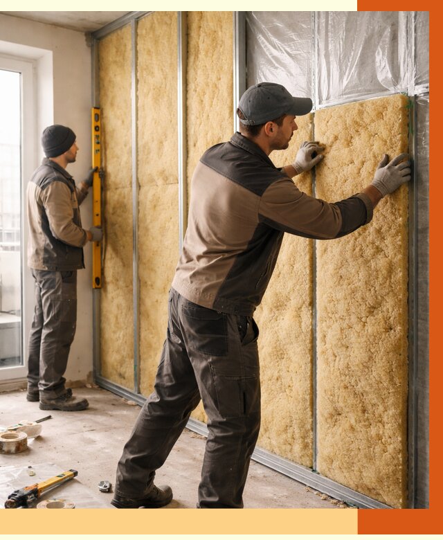 Утепление квартиры изнутри в зиме от 4449 руб. за м2 | Проф. работы ТепломастерЗма