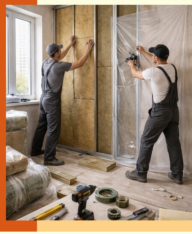 Утепление квартиры изнутри профессионально в зиме