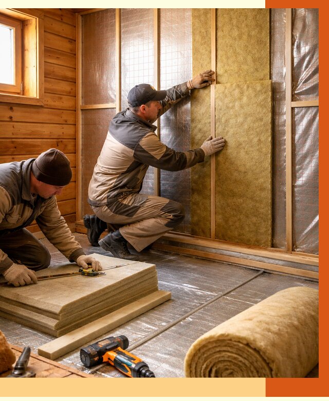 Утепление бани изнутри в зиме под ключ от 4296 руб./м² | ТепломастерЗма