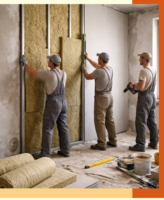 Утепление стен изнутри в зиме от 2301 руб/м² под ключ | ТепломастерЗма