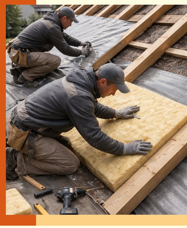 Профессиональное утепление крыши в зиме качественно и надежно