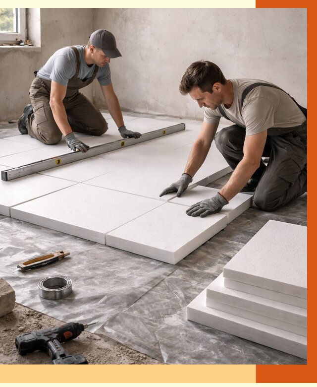 Утепление бетонного пола в зиме от 2557 руб/м2 — монтаж и цена | ТепломастерЗма