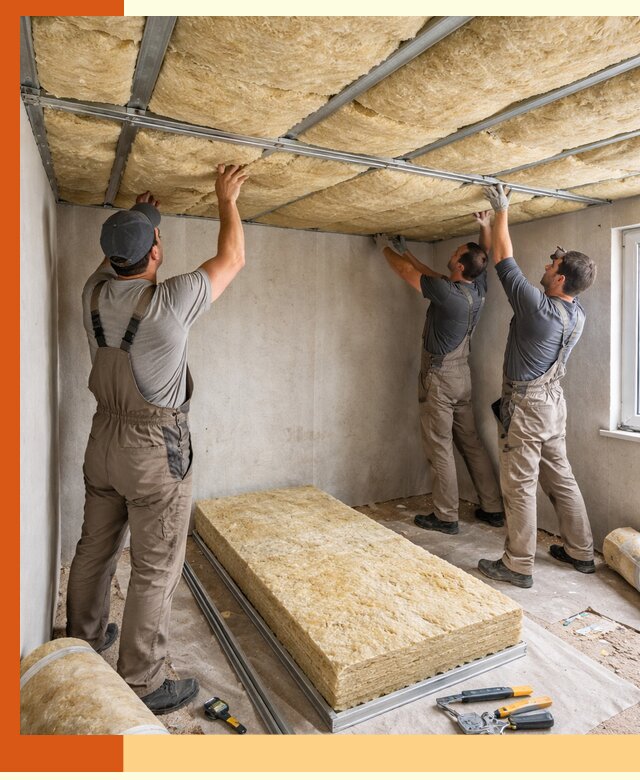 Утепление потолка в зиме — тепло и без сквозняков