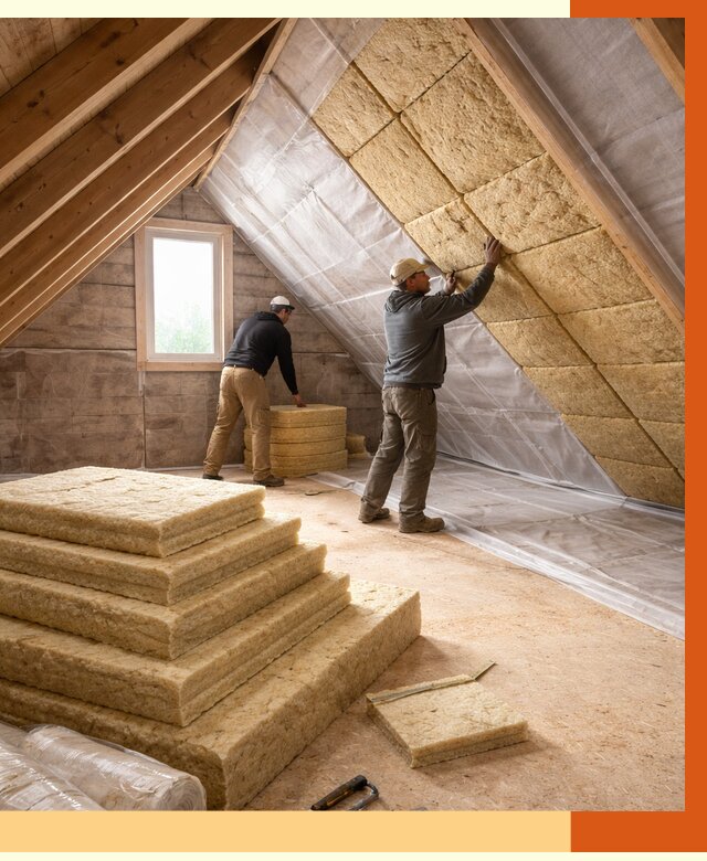 Утепление мансарды в зиме от 2557 руб/м2 — комплексно и под ключ | ТепломастерЗма