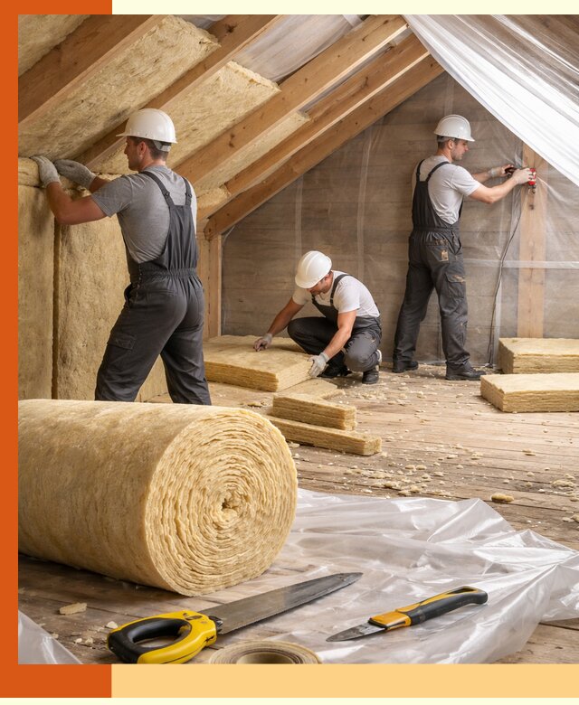 Профессиональное утепление мансарды в зиме качественно и надежно