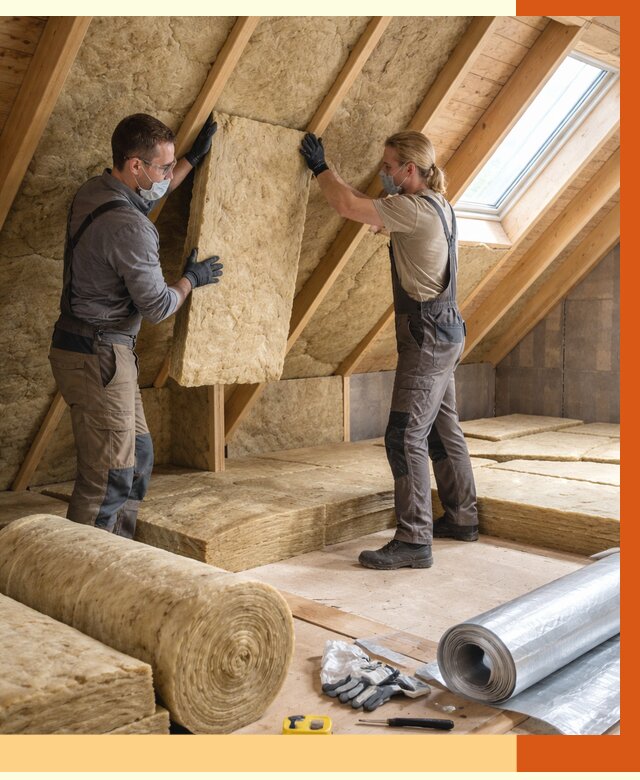 Утепление мансарды минватой в зиме от 4296 руб./м2 — монтаж и пароизоляция | ТепломастерЗма
