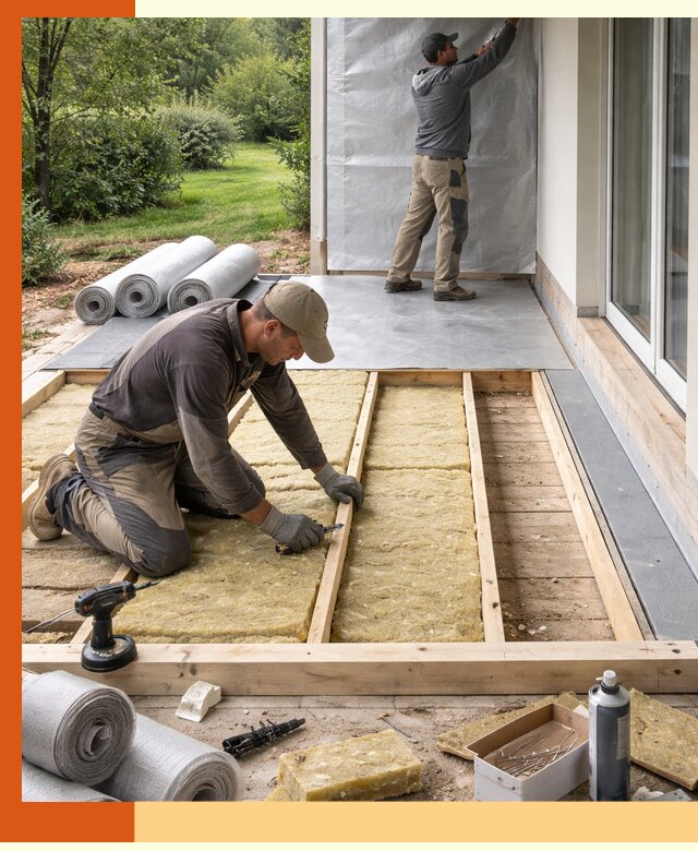 Утепление террасы в зиме — тепло и защита круглогодично