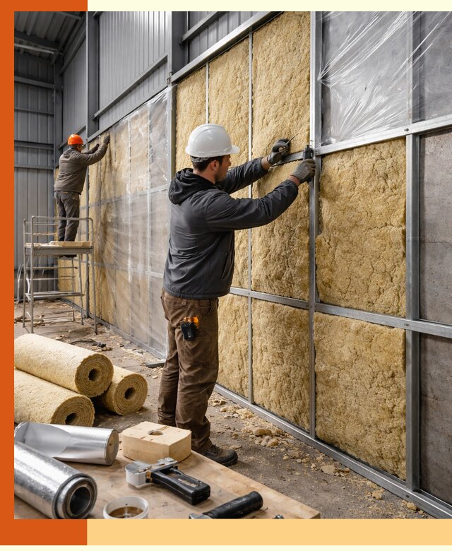 Утепление ангара в зиме — профессиональная теплоизоляция помещений