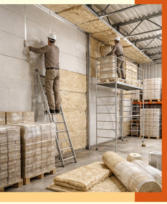 Утепление склада готовой продукции в зиме от 1994 руб./м2 — комплексно | ТепломастерЗма