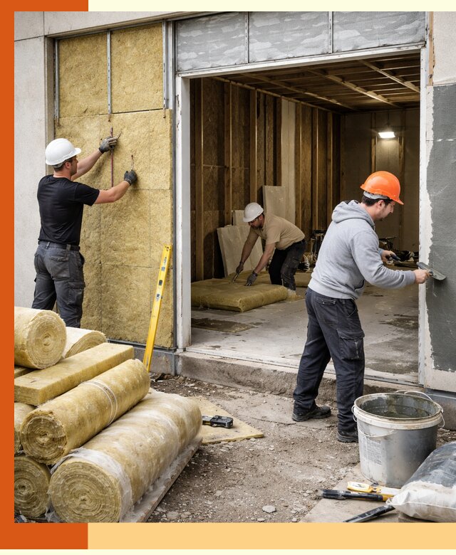 Утепление торгового павильона в зиме — качественно и энергоэффективно