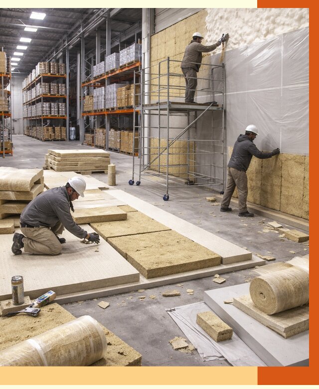 Утепление складского терминала в зиме от 7671 руб./м² под ключ | ТепломастерЗма