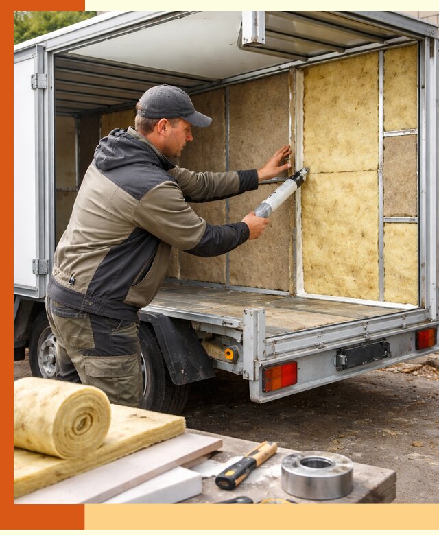 Профессиональное утепление прицепа в зиме для любых условий