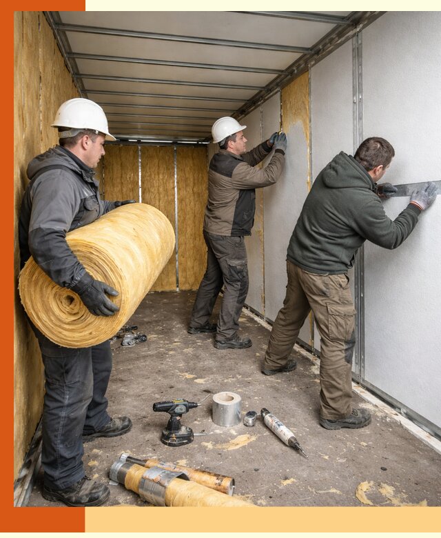Утепление рефрижераторного контейнера в зиме профессионально и надежно