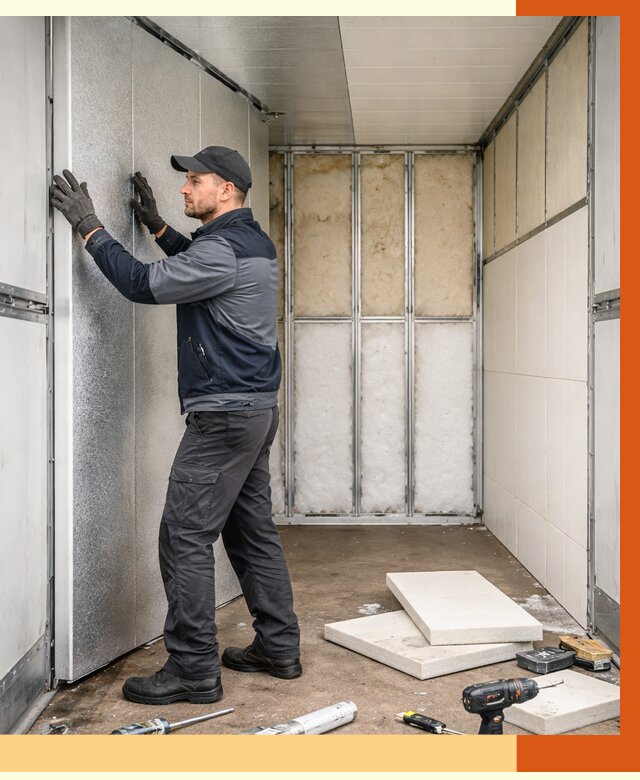 Утепление холодильного кузова в зиме от 13808 руб. под ключ | ТепломастерЗма