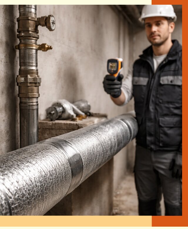 Утепление труб водоснабжения в зиме от 8694 руб. за м² — услуги ТепломастерЗма