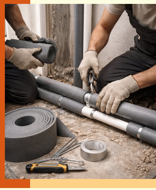 Утепление труб водоснабжения в зиме — монтаж и защита сети