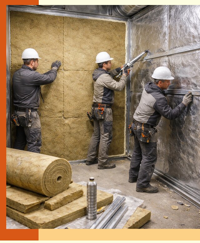 Утепление венткамеры в зиме — качественная теплоизоляция и шумопоглощение