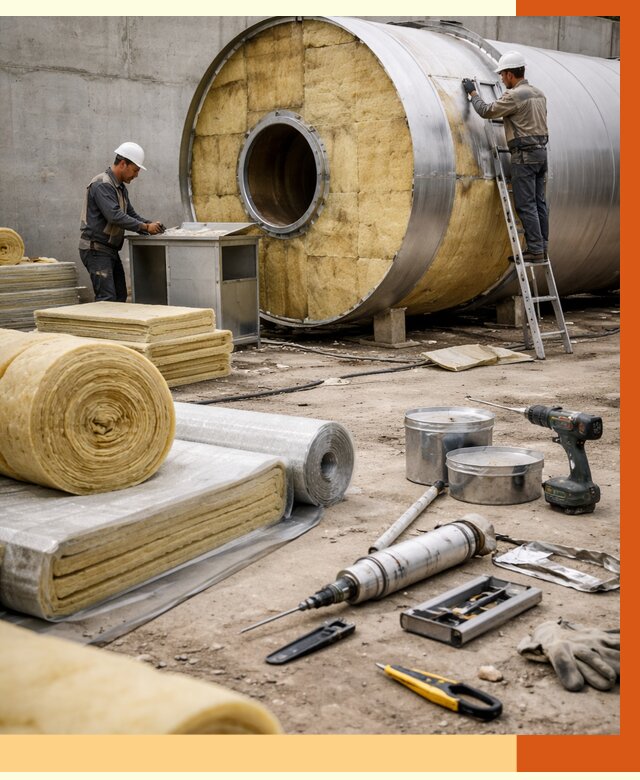 Утепление резервуара с топливом в зиме от 28127 руб. под ключ | ТепломастерЗма