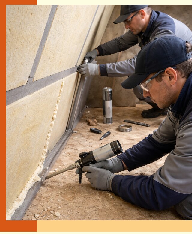 Герметизация стыков ППУ в зиме — надежное уплотнение швов