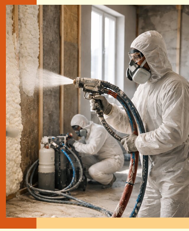 Пенополиуретан напыление для утепления зданий в зиме