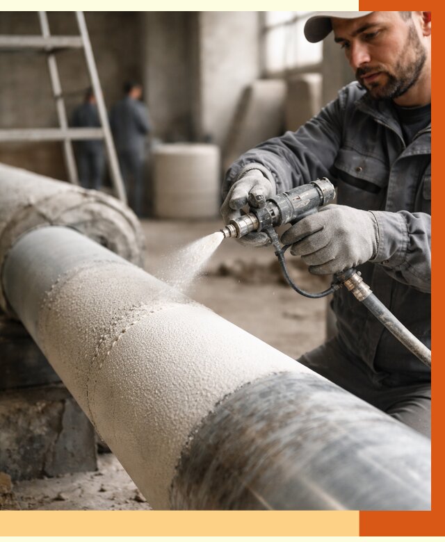 Утепление труб жидкой теплоизоляцией в зиме от 7671 руб. под ключ | ТепломастерЗма