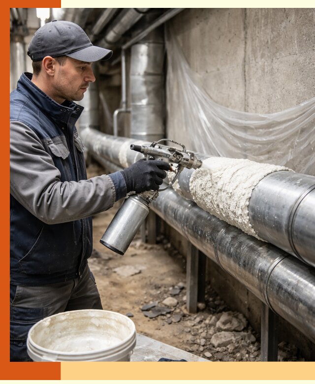 Утепление труб жидкой теплоизоляцией в зиме