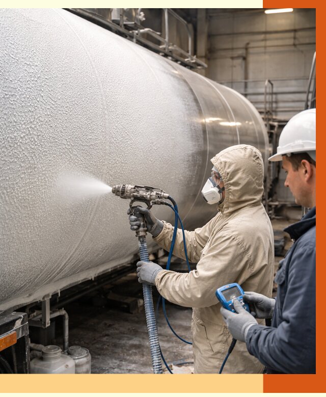 Утепление автоцистерны жидкой теплоизоляцией в зиме от 14831 руб. под ключ | ТепломастерЗма