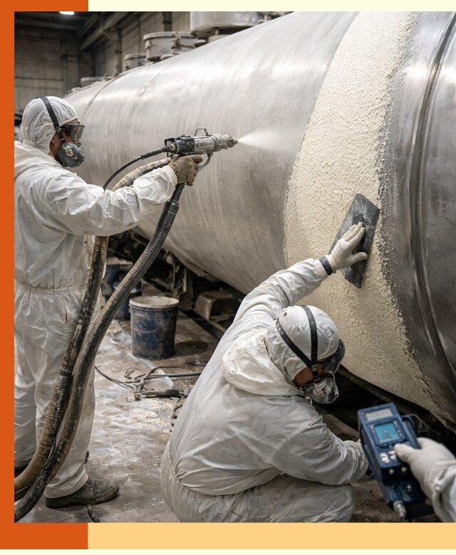 Утепление автоцистерн жидкой теплоизоляцией в зиме