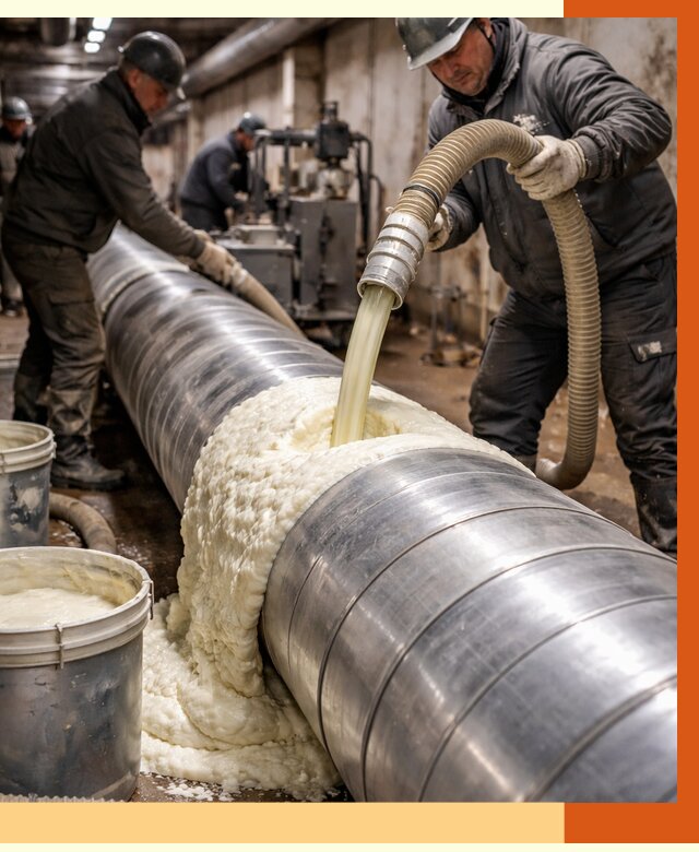 Утепление теплотрассы жидкой теплоизоляцией в зиме от 4296 руб. | ТепломастерЗма