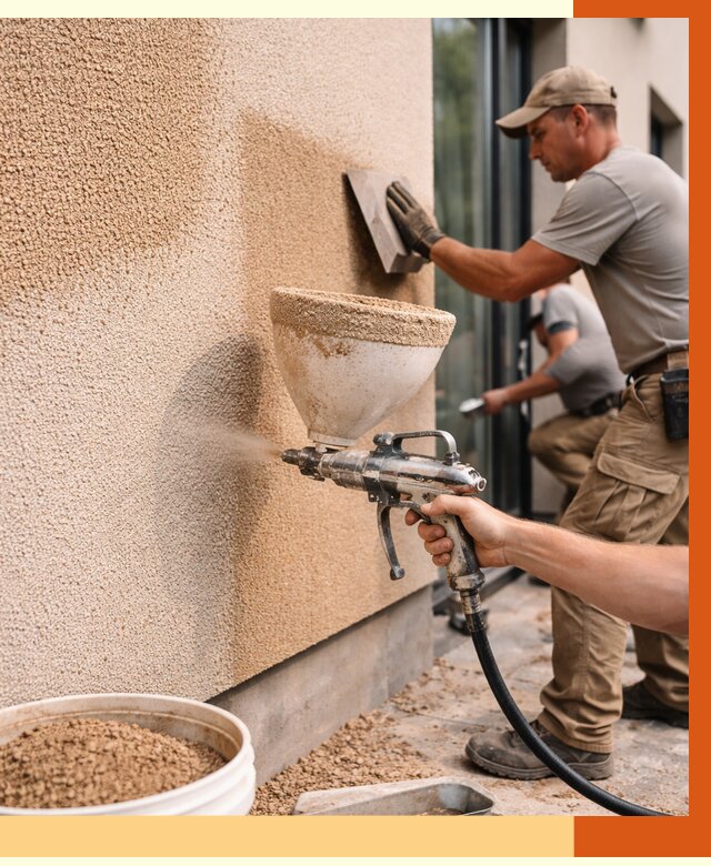 Утепление фасада жидкой пробкой в зиме от 4909 руб./м² под ключ | ТепломастерЗма