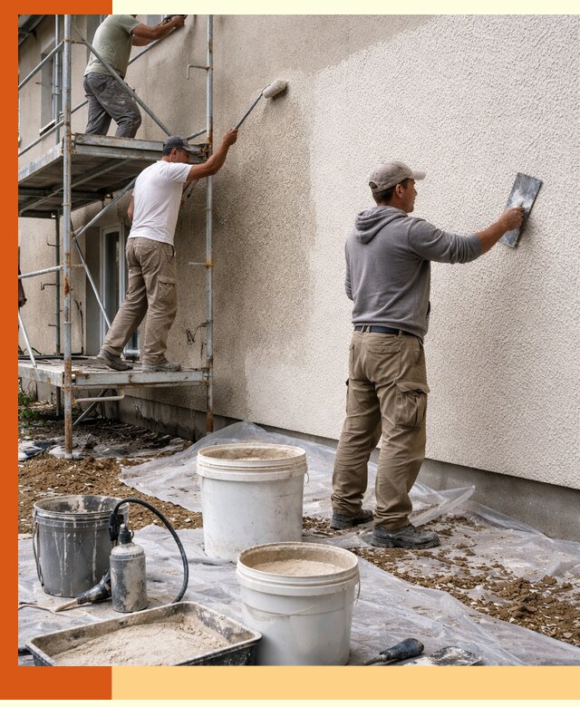 Утепление фасада жидкой пробкой в зиме