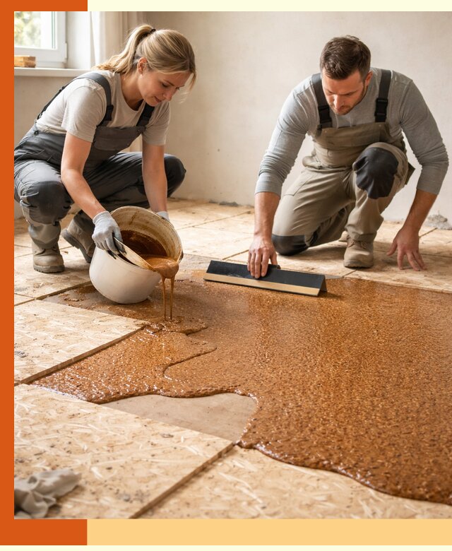 Утепление пола жидкой пробкой в зиме для квартир и домов