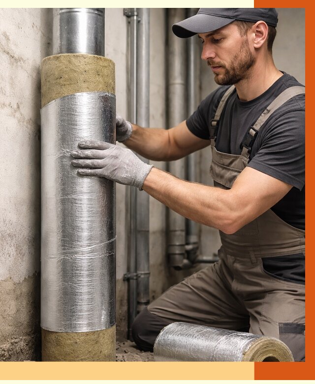 Шумоизоляция труб в зиме от 1227 руб. — шумоподавление и звукоизоляция труб | ТепломастерЗма