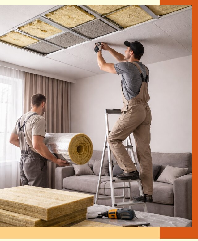 Шумоизоляция потолка в зиме от 2301 руб. под ключ | Профессионально — ТепломастерЗма