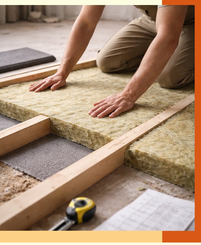 Шумоизоляция пола в зиме от 1279 руб./м² — профессиональная звукоизоляция | ТепломастерЗма