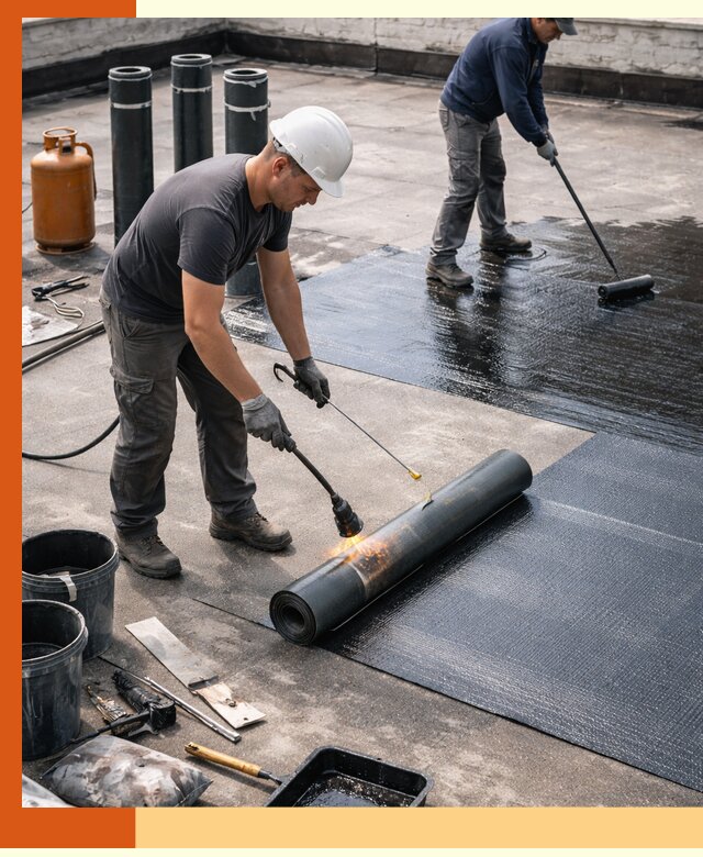 Гидроизоляция кровли в зиме — надежная защита от протечек