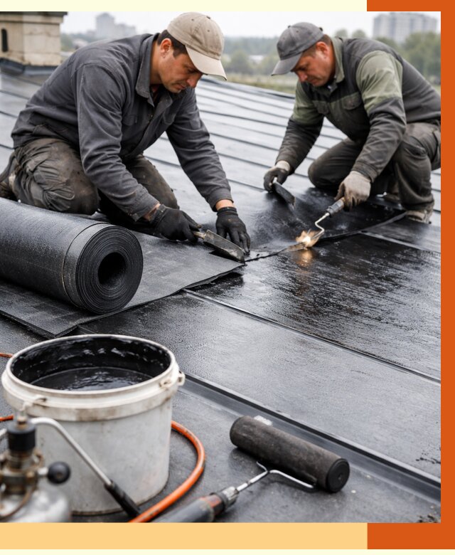 Гидроизоляция фальцевой кровли в зиме от 7671 руб. под ключ | ТепломастерЗма