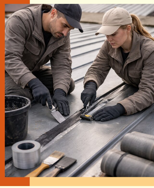 Гидроизоляция фальцевой кровли в зиме качественно и надежно