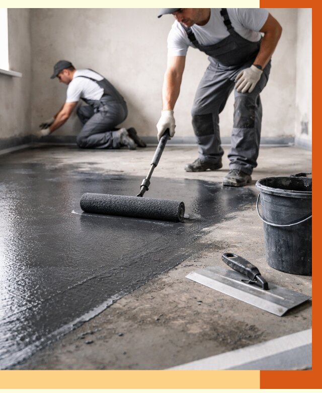 Профессиональная гидроизоляция пола в зиме от 8694 руб. под ключ | ТепломастерЗма