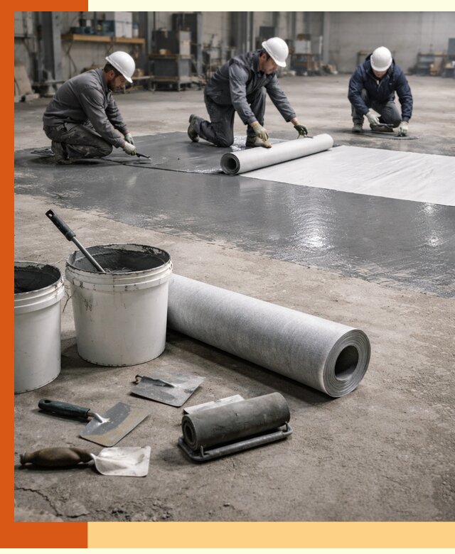 Гидроизоляция промышленного пола в зиме — защита и долговечность