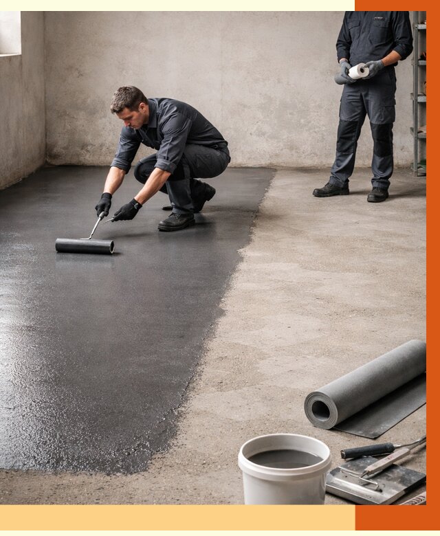 Гидроизоляция гаражного пола в зиме от 3580 руб./м² — ТепломастерЗма профессионально