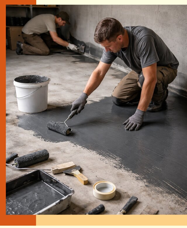 Гидроизоляция гаражного пола в зиме — надежная защита от влаги