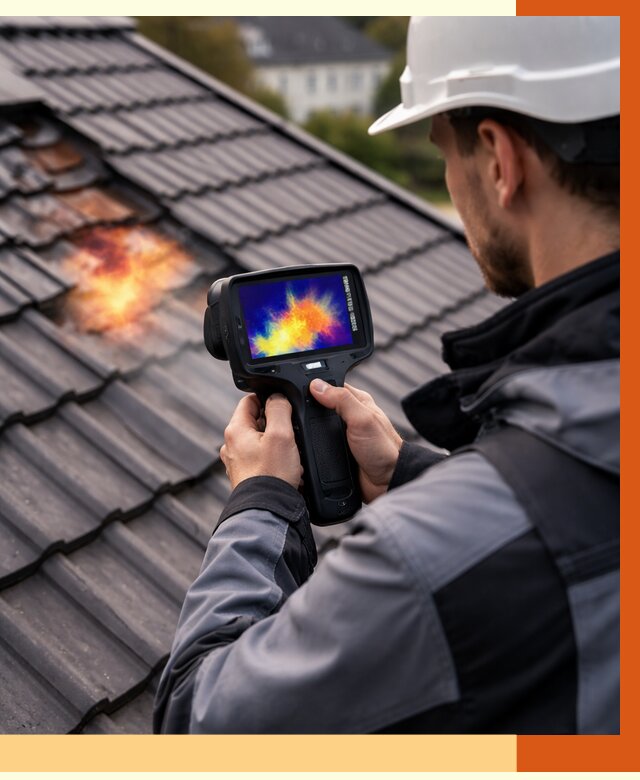 Тепловизионное обследование кровли в зиме от 4603 руб. — ТепломастерЗма под ключ