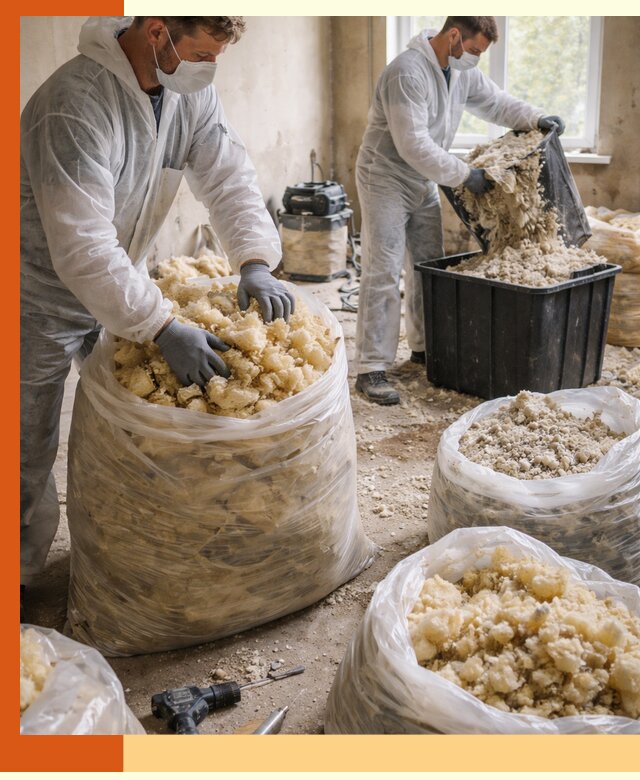 Утилизация старого утеплителя в зиме быстро и безопасно