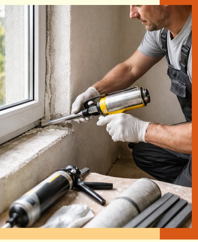 Герметизация стыков и примыканий в зиме от 1227 руб. под ключ | ТепломастерЗма